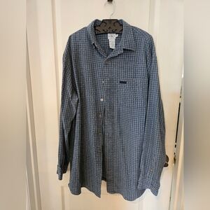 Calvin Klein Jeans Blue Plaid Shirt